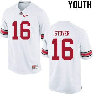 Youth Ohio State Buckeyes #16 Cade Stover White Nike NCAA College Football Jersey Stock QLB4644OV